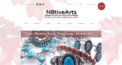 Desktop Screenshot of n8tivearts.com